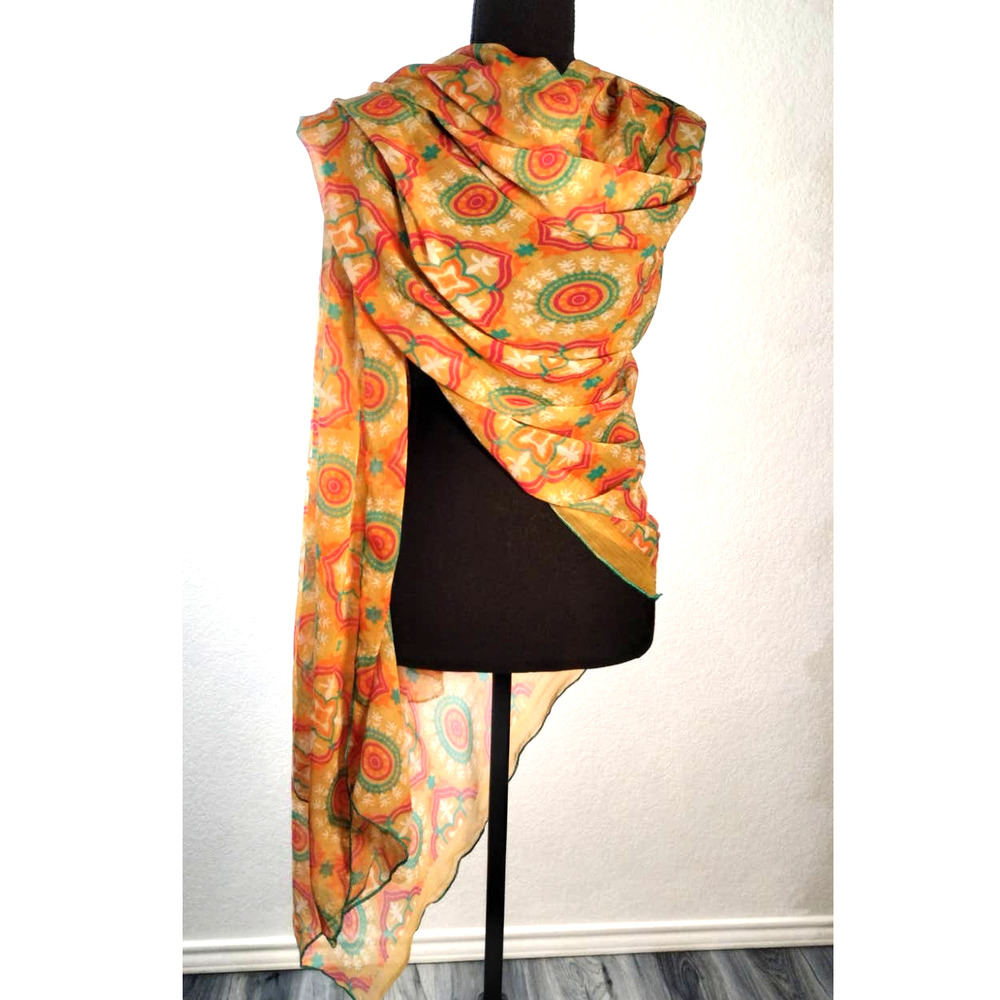 Colorful Light Chiffon Dupatta